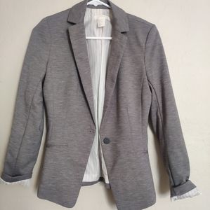 NWOT H&M Slim Cut Light Gray Blazer